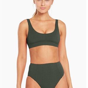 Vitamin A Ribbed Bikini Set